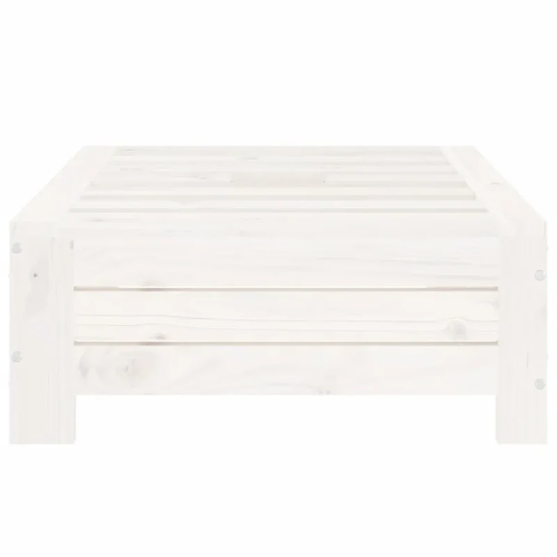 Couvercle de base de parasol table d'appoint rustique extérieur 63,5 x 63,5 x 26 cm en bois de pin blanc 02_0048513