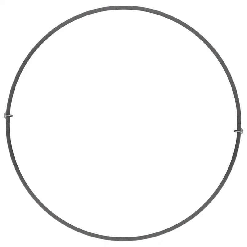 Anneau de jardinière ronde extérieur 30 x 30 x 20 cm durable design minimaliste en acier noir 02_0052232