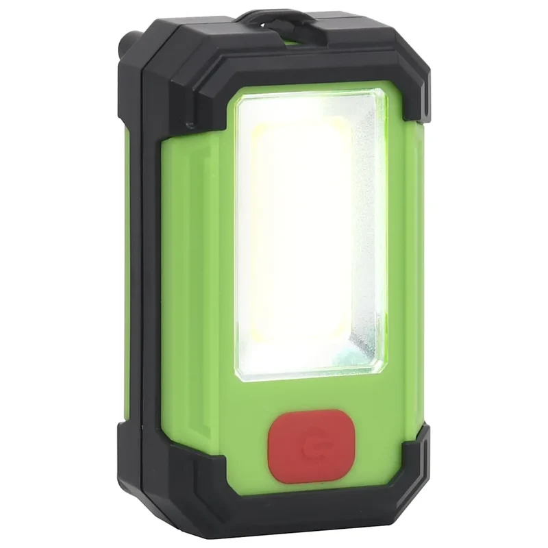 Projecteur LED portable lumineux 7 x 4 x 11,5 cm 350 lumens avec charge solaire en ABS blanc froid 02_0046118