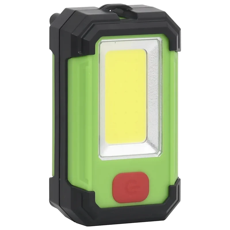 Projecteur LED portable lumineux 7 x 4 x 11,5 cm 350 lumens avec charge solaire en ABS blanc froid 02_0046118