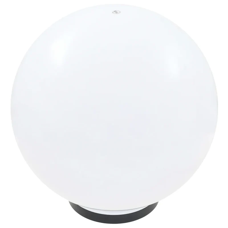 Lot de 2 lampes à LED boule jardin 40 x 40 x 40 cm éclairage décoratif atmosphérique en PMMA blanc 02_0045969