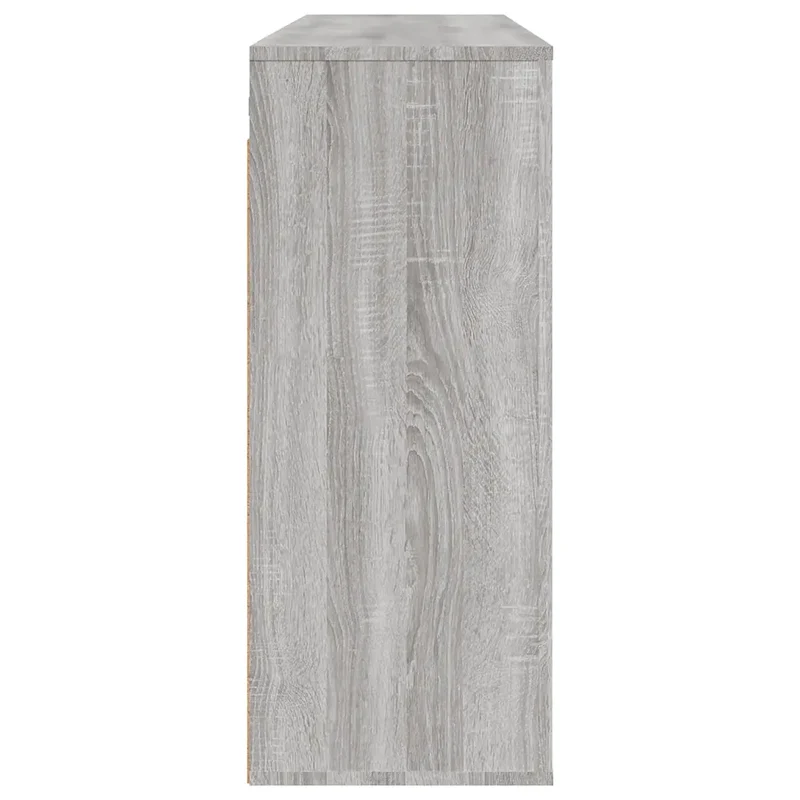 Armoire murale suspendue pratique rangement 80 x 33 x 80 cm en bois d'ingénierie sonoma gris 02_0048279