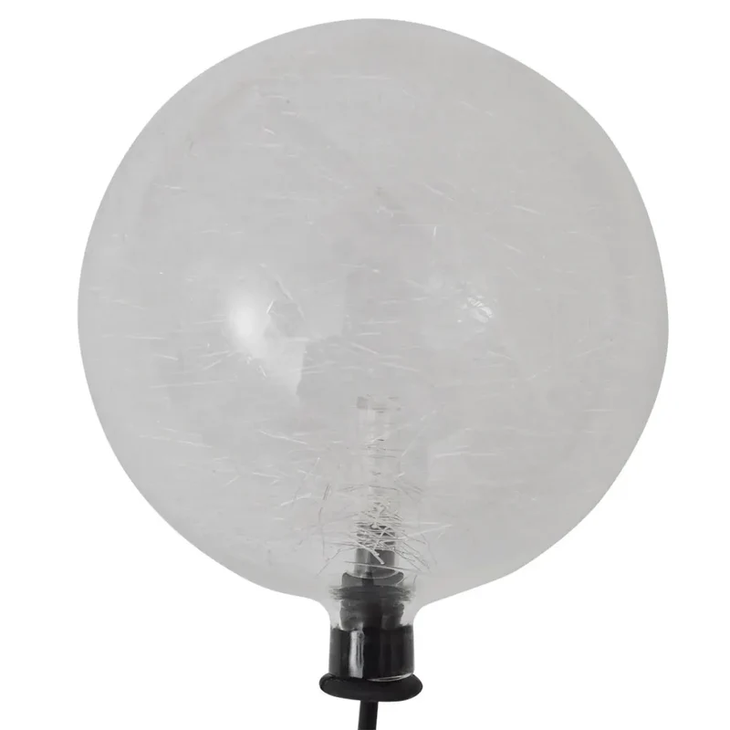 Lot de 6 lampes flottantes LED pour étang ou piscine économique autonomie 8 heures en plastique blanc 02_0046369