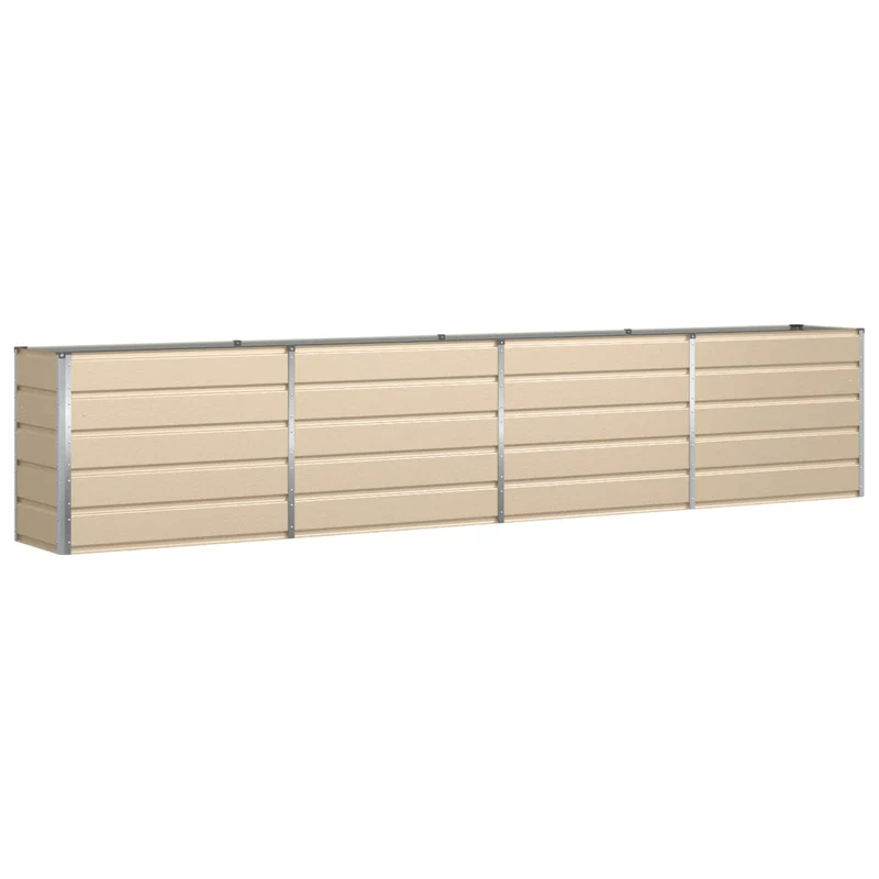 Jardinière rectangulaire moderne utilisation extérieure 480 x 50 x 45 cm en acier galvanisé ivre 02_0059161