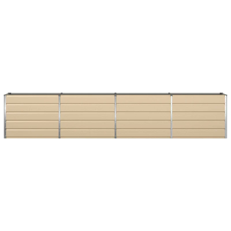 Jardinière rectangulaire moderne utilisation extérieure 480 x 50 x 45 cm en acier galvanisé ivre 02_0059161