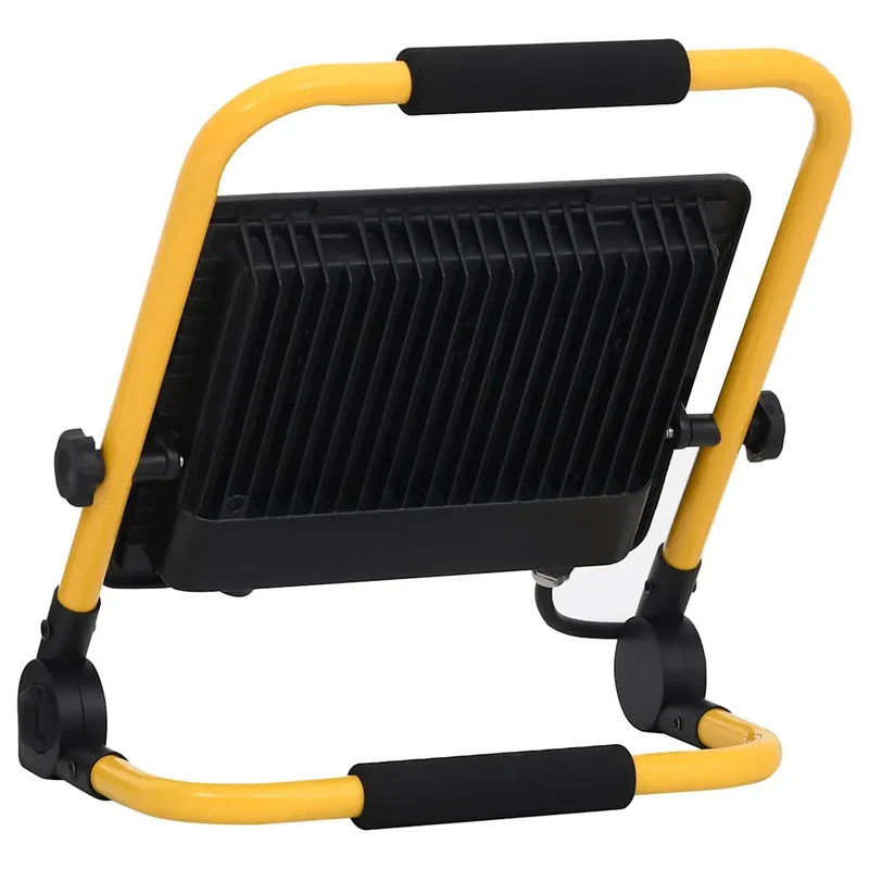 Projecteur à LED pliable 31 x 16 x 35 cm éclairage puissant 7000 lm design ergonomique en aluminium noir 02_0046101
