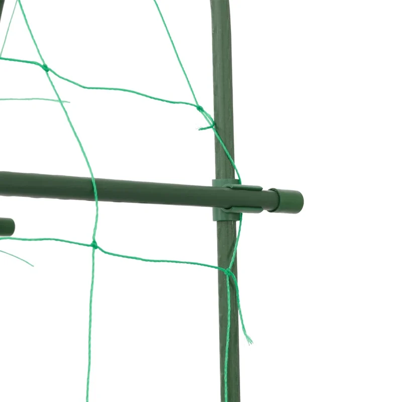 Lot de 2 treillis de jardin en U ajustable 181 x 31 x 182,5 cm stable design vert 02_0055606