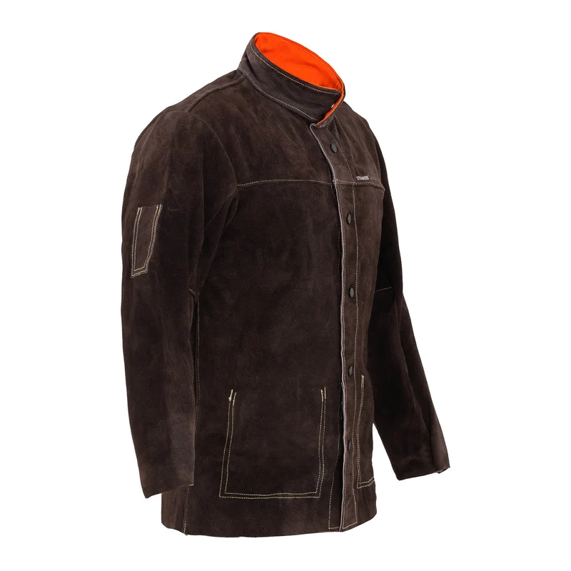 Veste de soudeur en cuir croute de bovin - Taille XL outils atelier 14_0007105