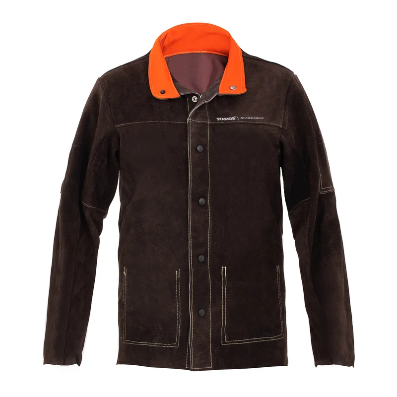 Veste de soudeur en cuir croute de bovin - Taille XL outils atelier 14_0007105
