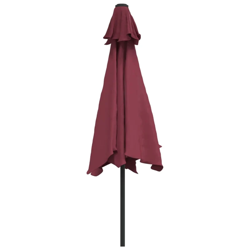 Parasol d'extérieur avec mât métallique 300 cm bordeaux 02_0008270