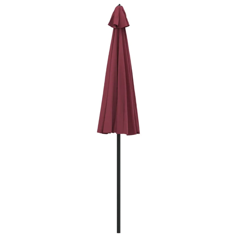 Parasol d'extérieur avec mât en aluminium 270 cm bordeaux 02_0008221