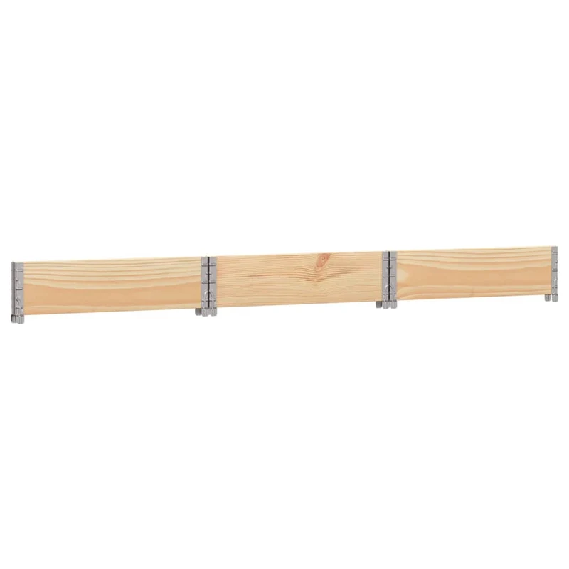 Jardinière bac lit surélevé plantes fleurs terrasse jardin hexagonale 160 x 160 cm bois de pin massif marron 02_0039879