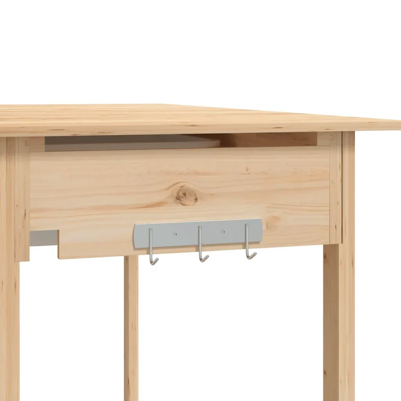 Table de rempotage avec évier mobile jardin 147,5 x 44 x 139,5 cm espace de rangement robuste en bois massif sapin 02_0046207