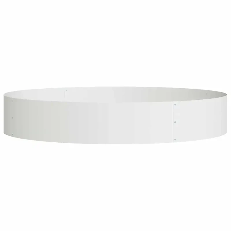 Anneau de jardinière extérieur design moderne minimaliste 120 x 120 x 20 cm en acier blanc 02_0052267