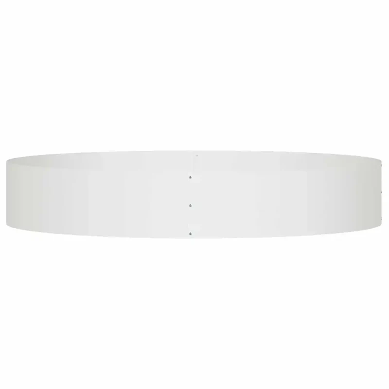 Anneau de jardinière extérieur design moderne minimaliste 120 x 120 x 20 cm en acier blanc 02_0052267