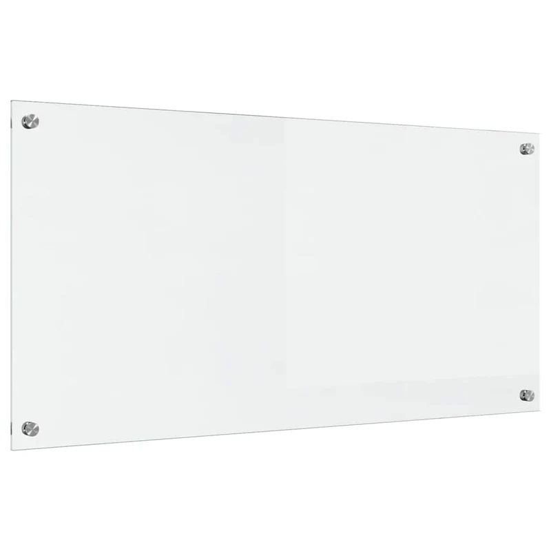 Protection de cuisine en verre trempé 100 x 50 cm durable thermorésistant style moderne 02_0059119