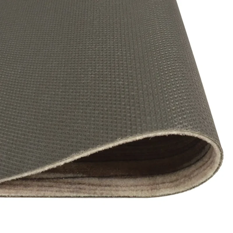 Tapis de cuisine lavable doux design élégant anti-dérapant 180 x 60 cm en velours gris 02_0046039