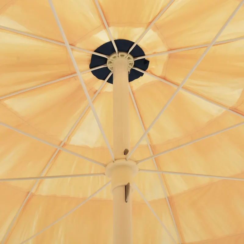 Parasol de plage inclinable 240 x 210 x 215 cm protection UV style hawaïen en PP naturel 02_0045904