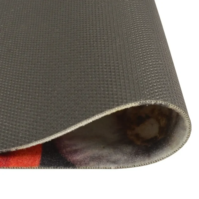 Tapis de cuisine lavable impression vin dîner 150 x 45 cm antidérapant confortable moderne en velours violet 02_0046044
