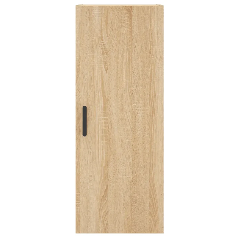 Armoire murale design pratique espace de rangement suspendue 34,5 x 34 x 90 cm en bois d'ingénierie chêne sonoma 02_0048666
