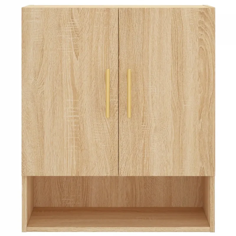 Armoire murale rangement décorative 60 x 31 x 70 cm en bois d'ingénierie chêne sonoma 02_0048756