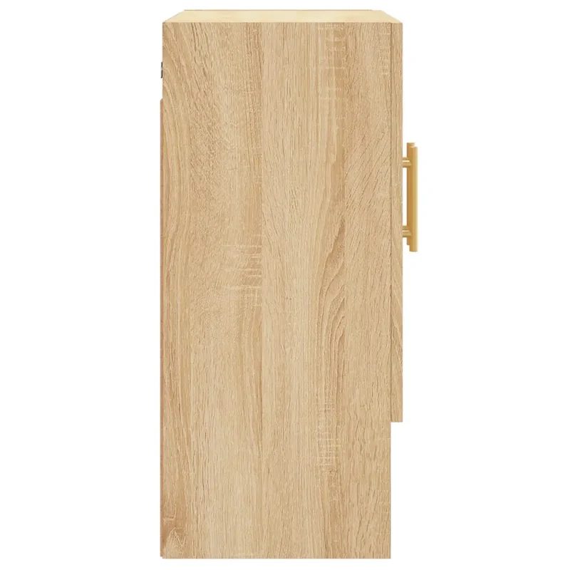Armoire murale rangement décorative 60 x 31 x 70 cm en bois d'ingénierie chêne sonoma 02_0048756