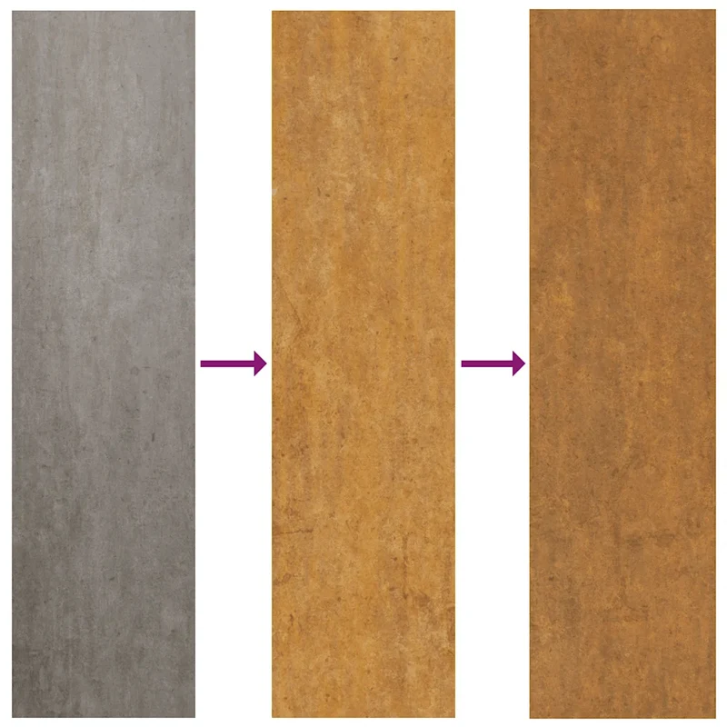 Lit surélevé de jardin ample décoration 1152 x 50 x 36 cm en acier corten rouillé 02_0046133