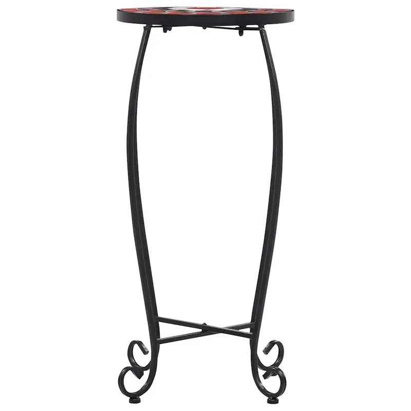 Lot de 3 tables mosaïque solides de jardin 30 x 70 cm 25 x 60 cm 20 x 50 cm en céramique terre cuite 02_0045923
