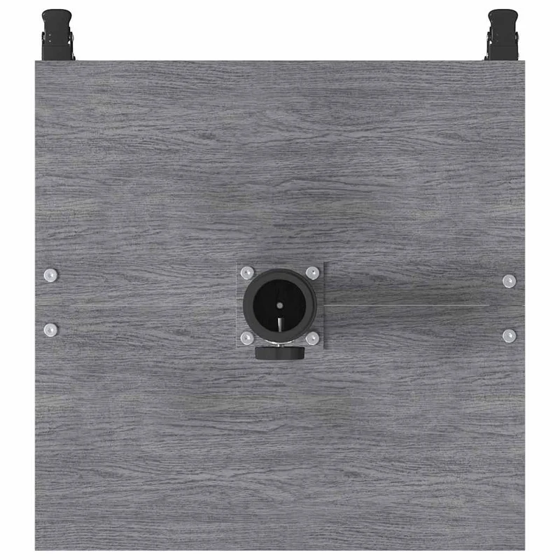 Base de parasol carrée design moderne extérieure 45 x 45 x 31,5 cm en acier gris foncé 02_0058925