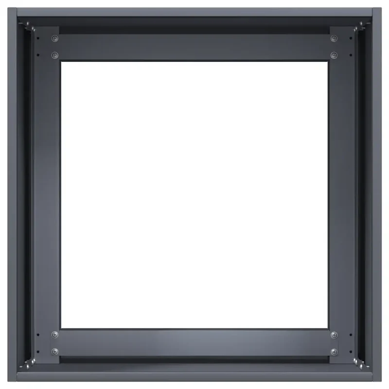 Jardinière moderne pour jardin balcon 40 x 40 x 40 cm design élégant profondeur en acier laminé à froid anthracite 02_0051453