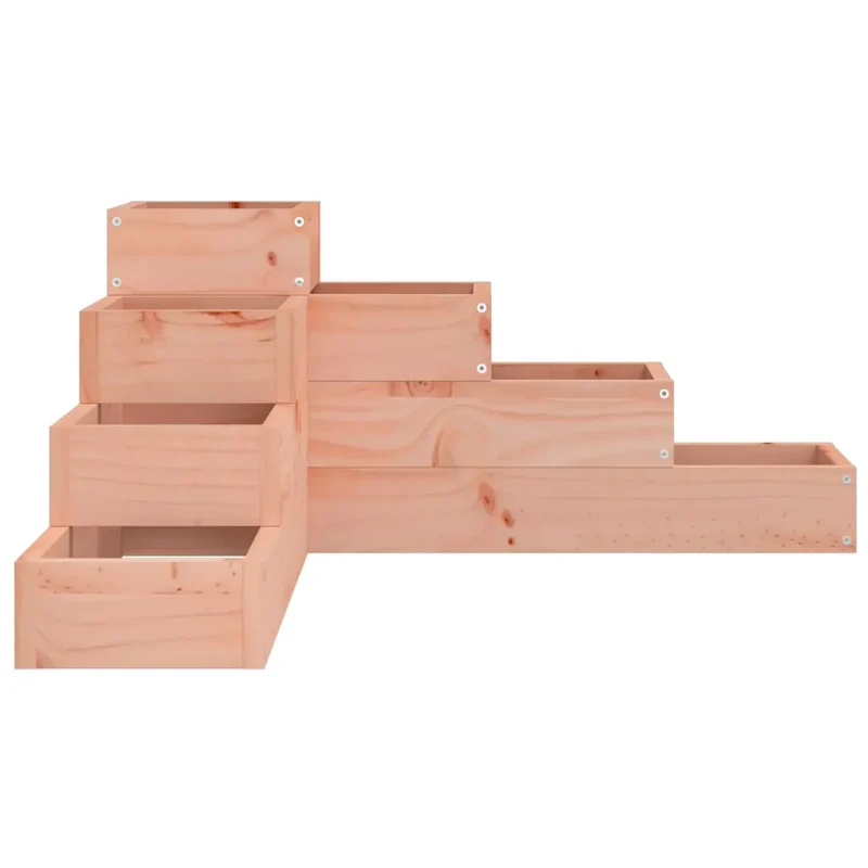 Jardinière en coin 4 niveaux 80,5 x 79 x 36 cm design moderne extérieur en bois de douglas naturel 02_0048508