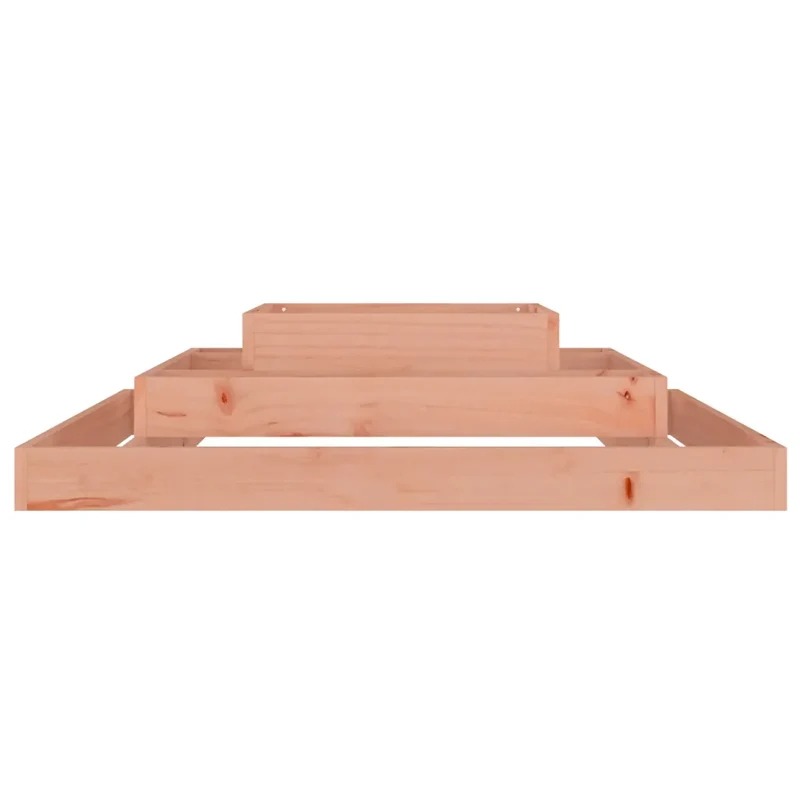 Jardinière 3 niveaux jardin extérieur 110 x 110 x 27 cm en bois de douglas massif 02_0048484
