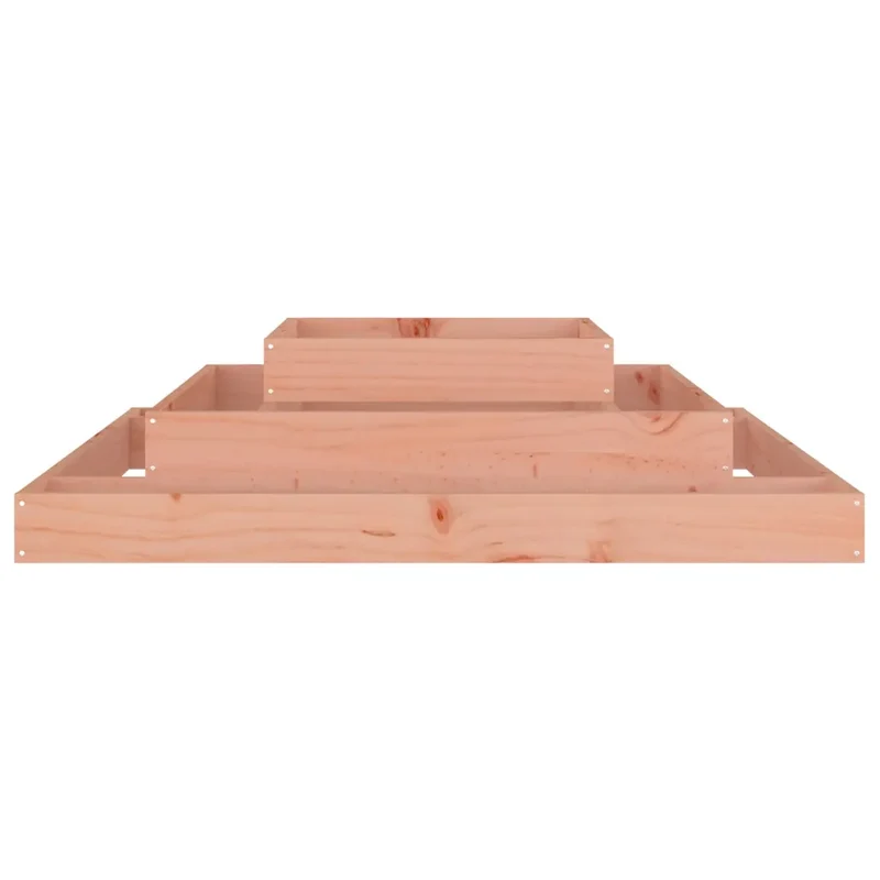 Jardinière 3 niveaux jardin extérieur 110 x 110 x 27 cm en bois de douglas massif 02_0048484