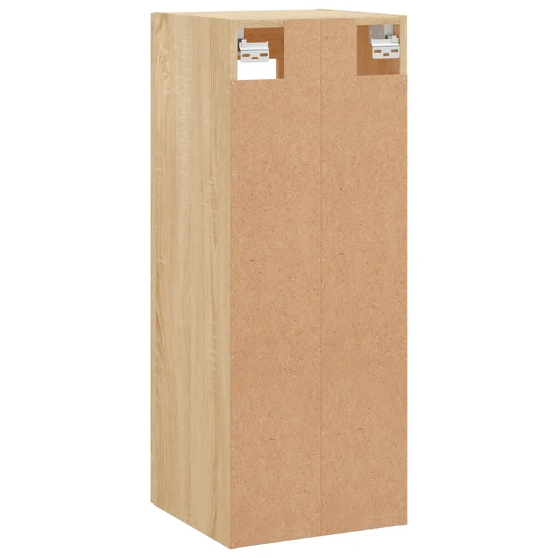 Armoire murale design pratique rangement 34,5 x 34 x 90 cm en bois d'ingénierie chêne sonoma 02_0048696