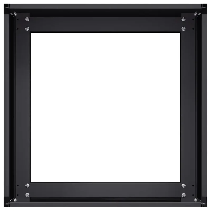Jardinière en acier laminé à froid noire 40 x 40 x 30 cm design moderne extérieur espace vert 02_0051576