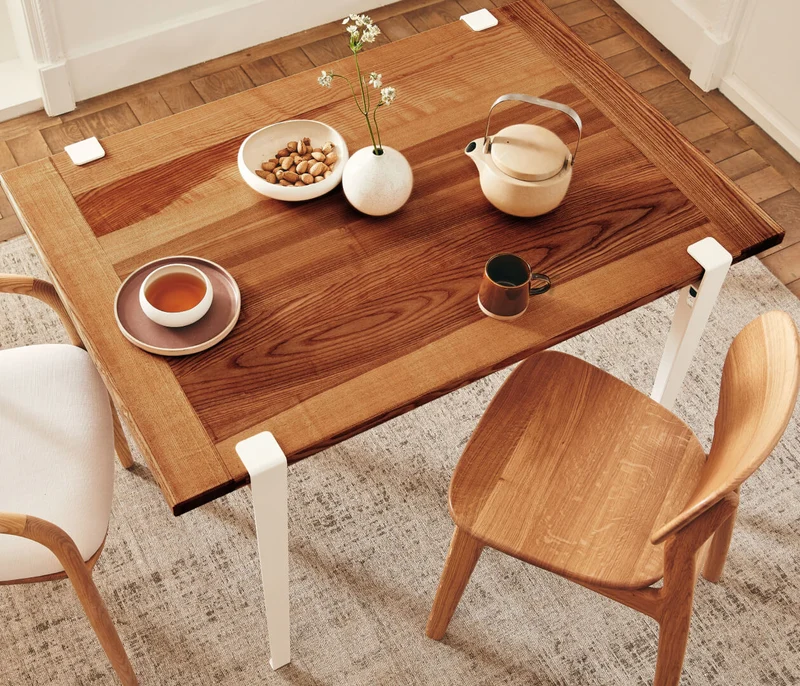 Table à manger en bois massif ÉOS - Kipli x TIPTOE
