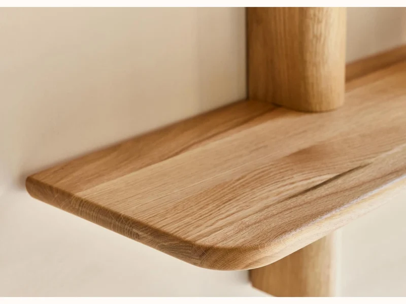 Étagère murale en bois massif BAOBAB - 3 tablettes
