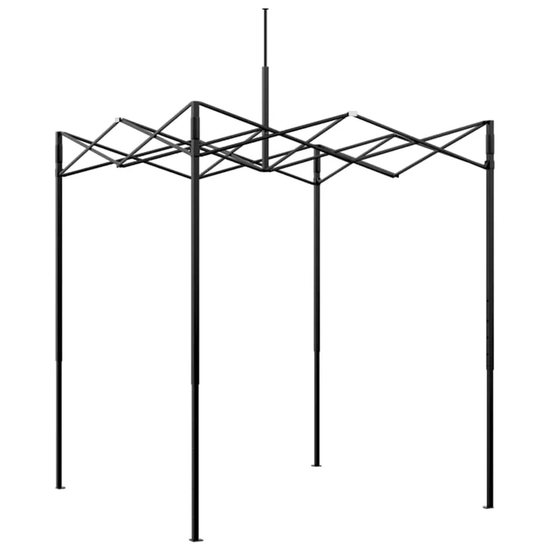 Serre pop-up rectangulaire jardin 200 x 200 x 300 cm pliable extérieur moderne en fer vert 02_0058858