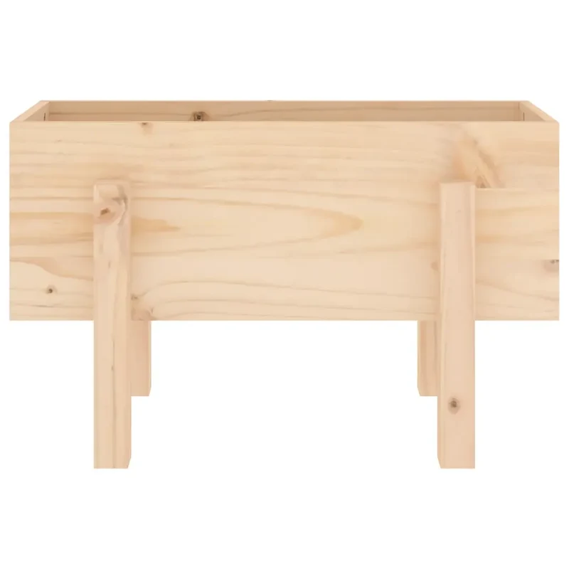 Jardinière rectangulaire décorative outdoor 62 x 30 x 38 cm en bois massif de pin 02_0048495