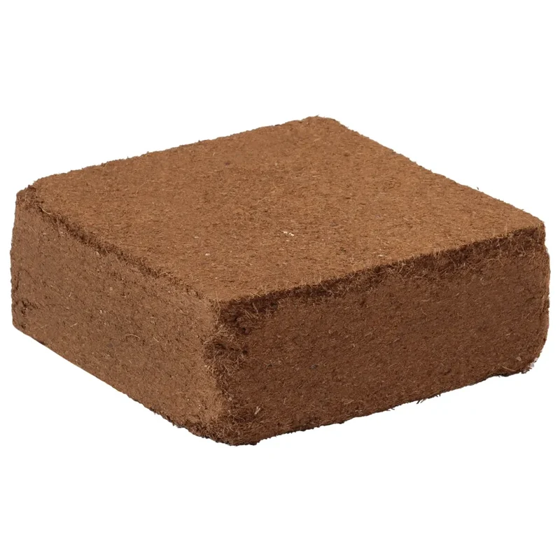 Lot de 5 blocs d'écorce de noix de coco 25 kg culture biologique naturelle jardin améliore rétention en fibre de coco naturel 02_0046201