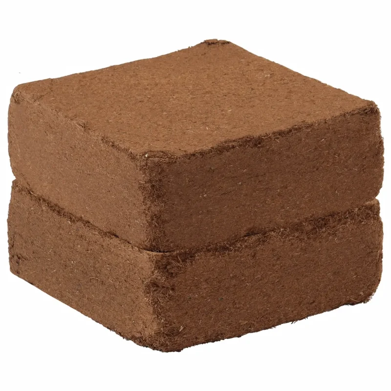Lot de 5 blocs d'écorce de noix de coco 25 kg culture biologique naturelle jardin améliore rétention en fibre de coco naturel 02_0046201