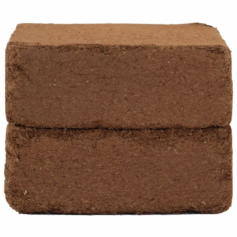 Lot de 5 blocs d'écorce de noix de coco 25 kg culture biologique naturelle jardin améliore rétention en fibre de coco naturel 02_0046201