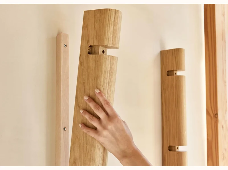 Étagère murale en bois massif BAOBAB - 4 tablettes