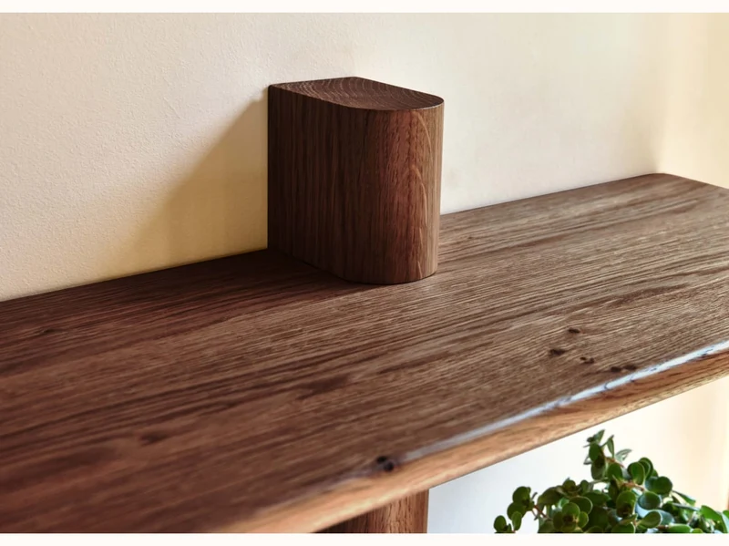 Étagère murale en bois massif BAOBAB - 2 tablettes