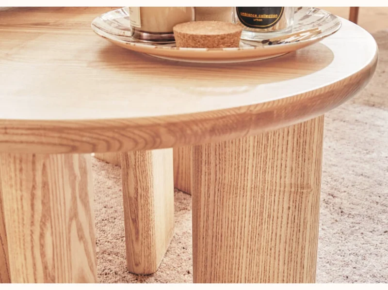 Table basse en bois ronde BAOBAB - 60 cm