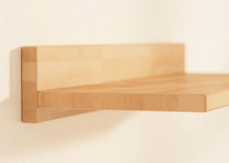 Tablette murale en bois massif AVA