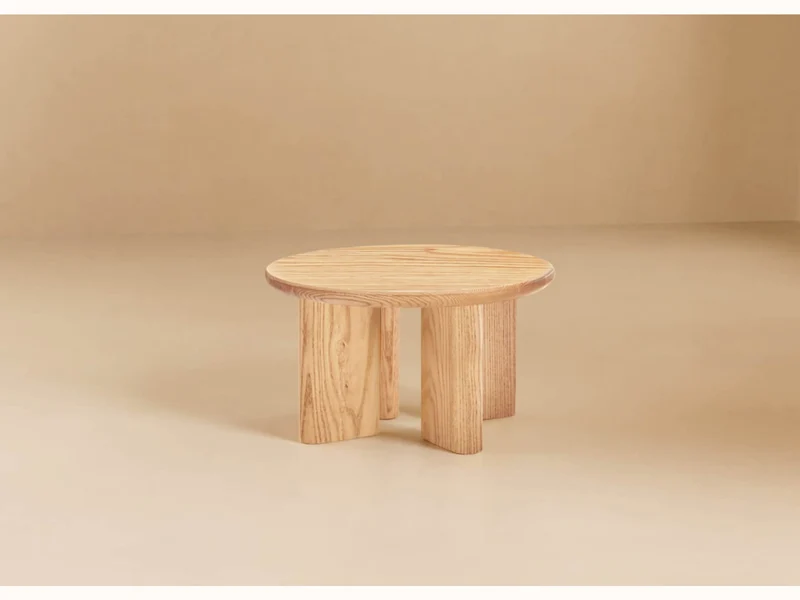 Table basse en bois ronde BAOBAB - 60 cm