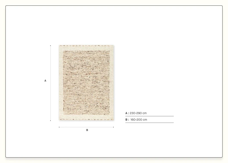 Tapis tissé en laine ELBA
