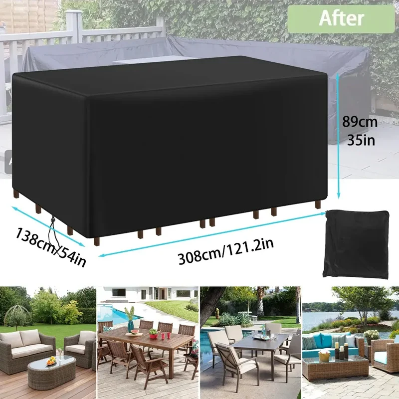 Housse Table Jardin Imperméable SHIVO