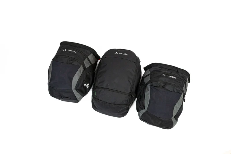 Sacoche Occasion triple Vaude Karakorum Pro pour voyages à vélo 65L